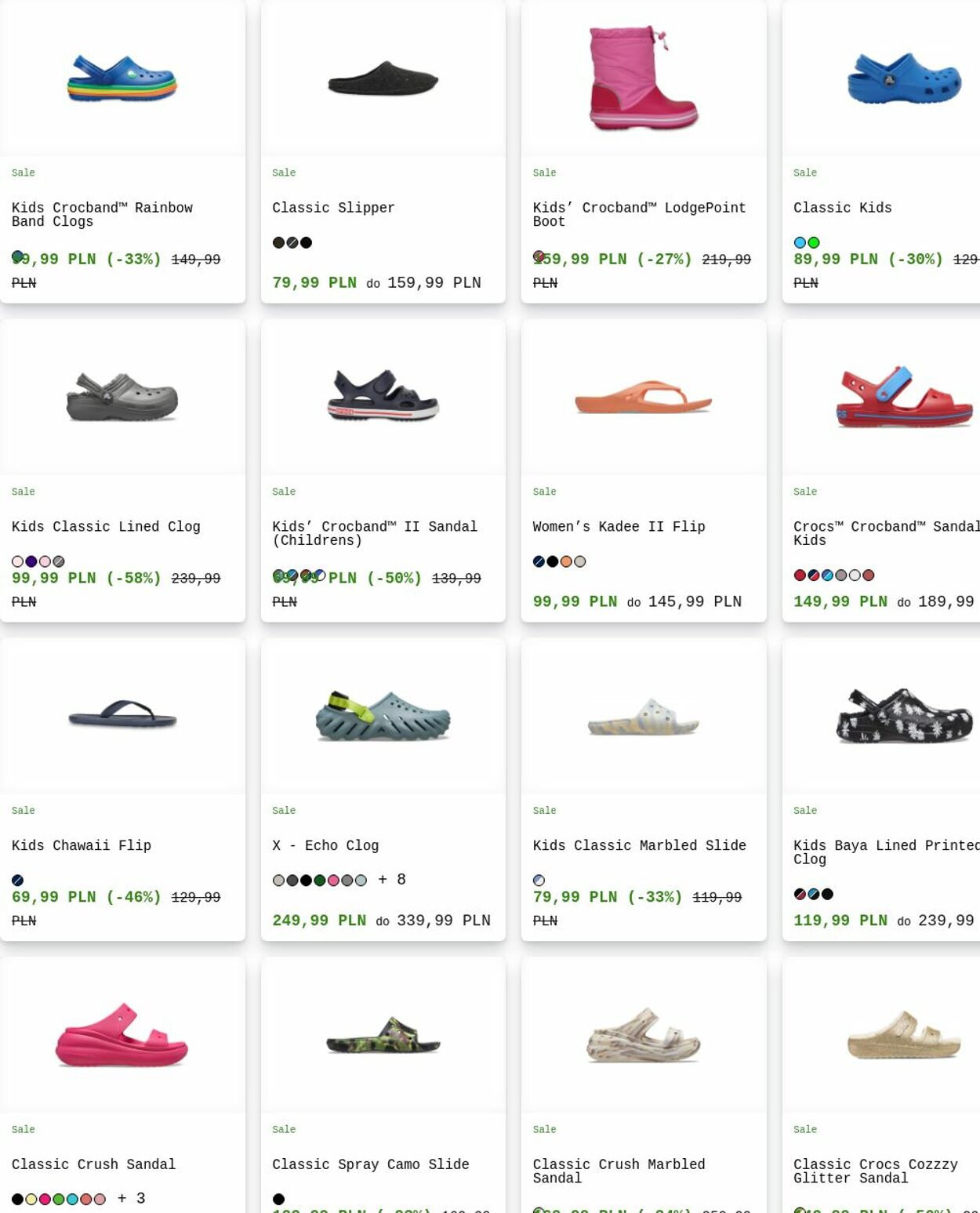 Gazetka Crocs 09.06.2025 - 18.06.2025