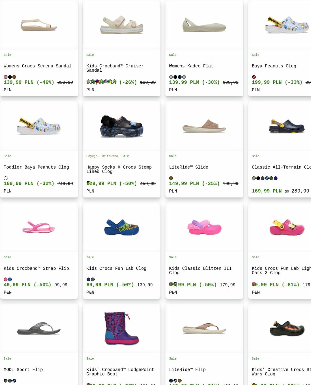 Gazetka Crocs 09.06.2025 - 18.06.2025