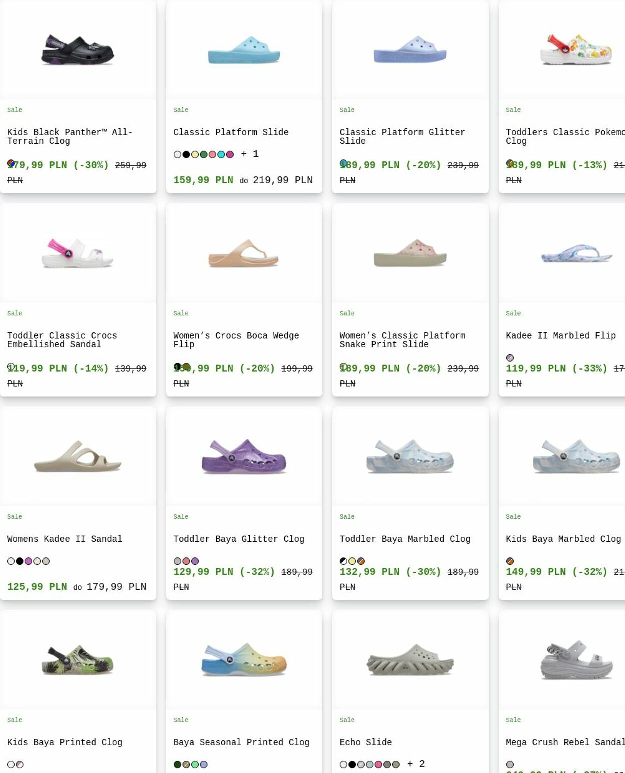 Gazetka Crocs 09.06.2025 - 18.06.2025