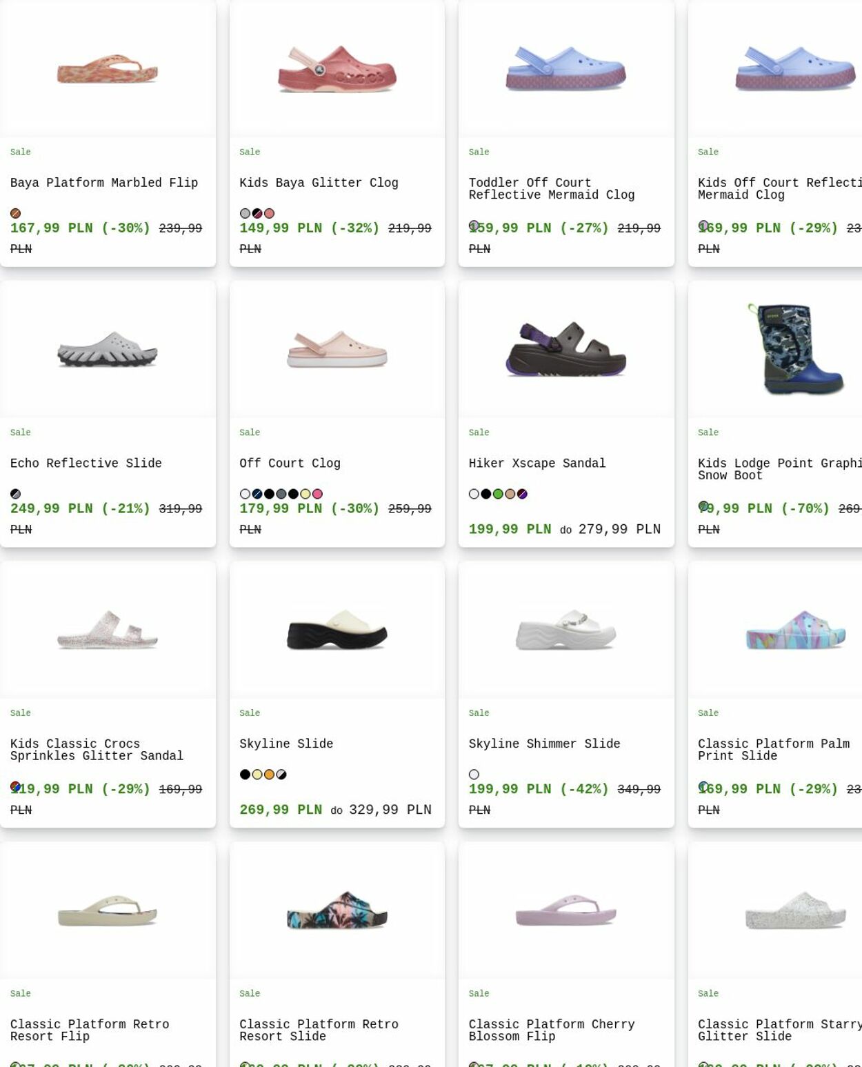 Gazetka Crocs 09.06.2025 - 18.06.2025
