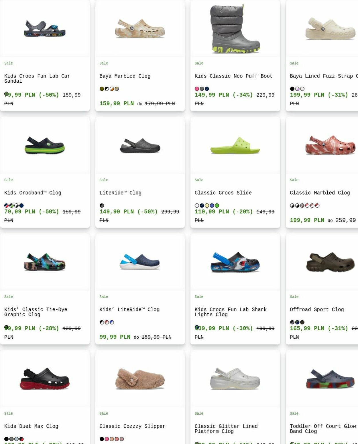Gazetka Crocs 09.06.2025 - 18.06.2025