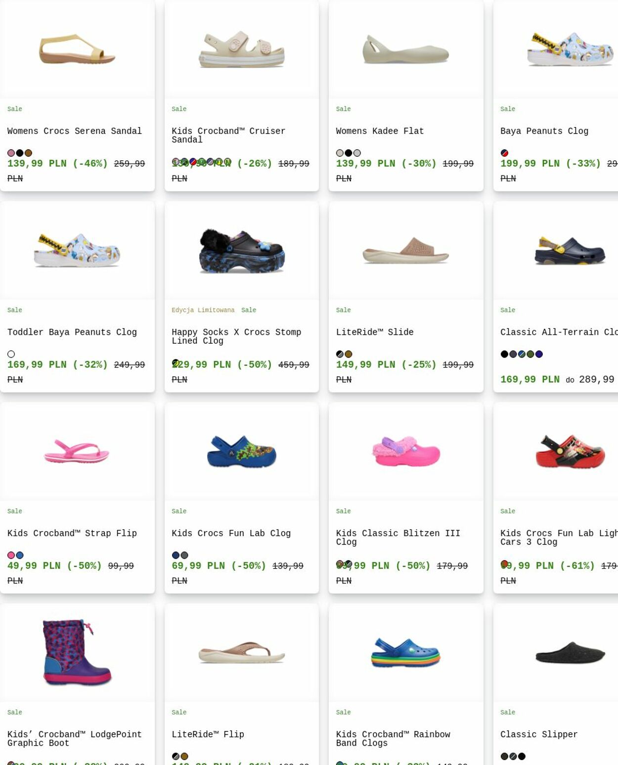 Gazetka Crocs 23.06.2025 - 02.07.2025