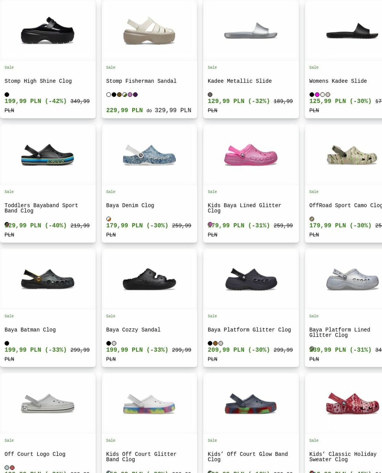 Gazetka Crocs 15.12.2025 - 24.12.2025