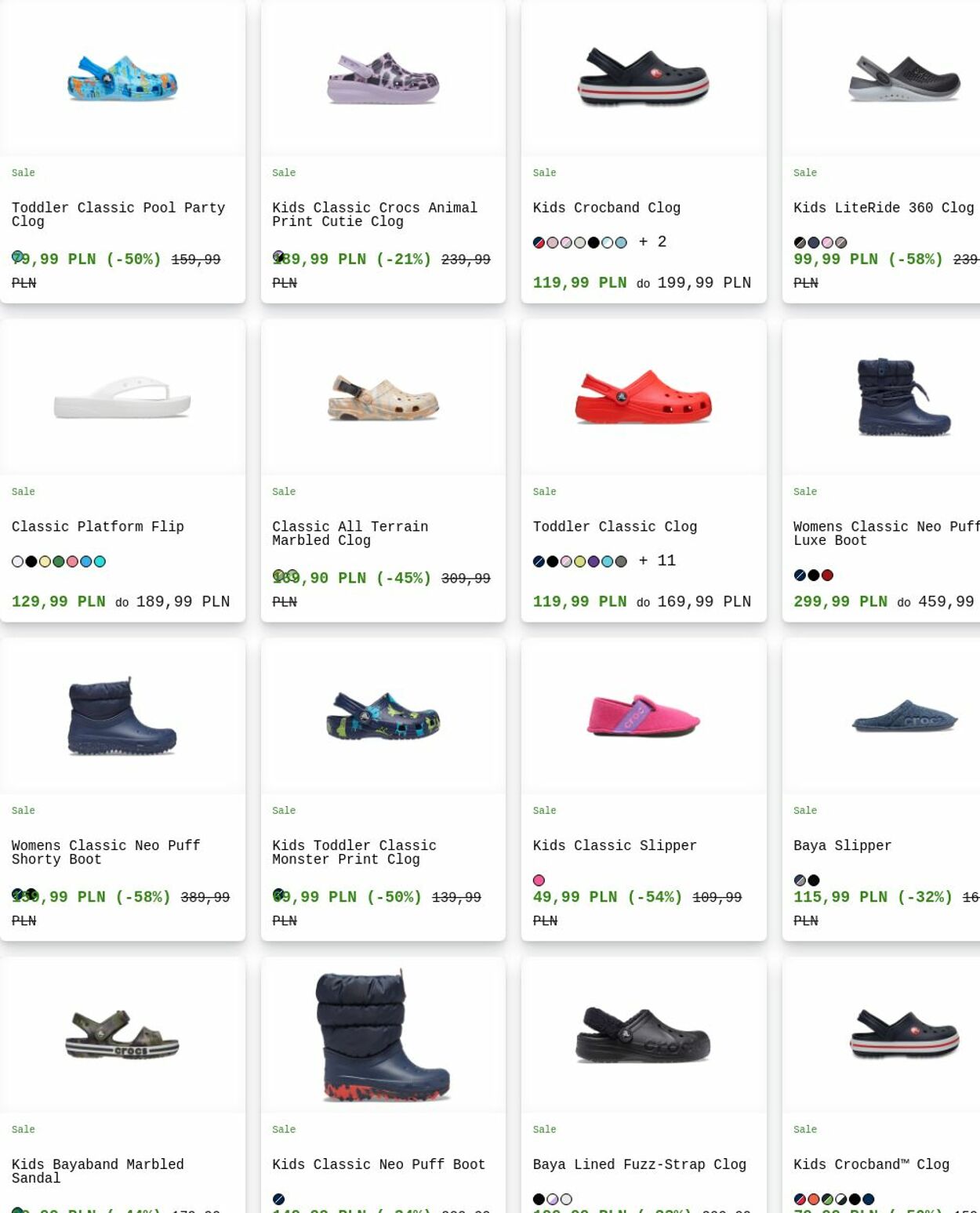 Gazetka Crocs 15.12.2025 - 24.12.2025