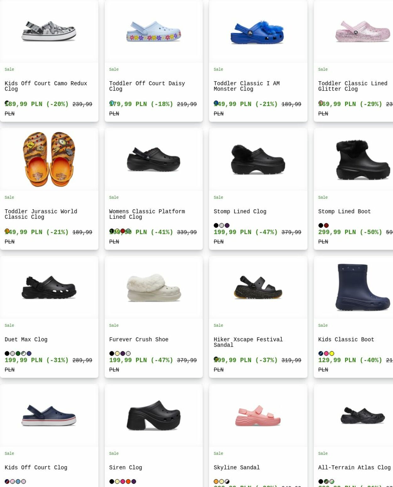 Gazetka Crocs 15.12.2025 - 24.12.2025