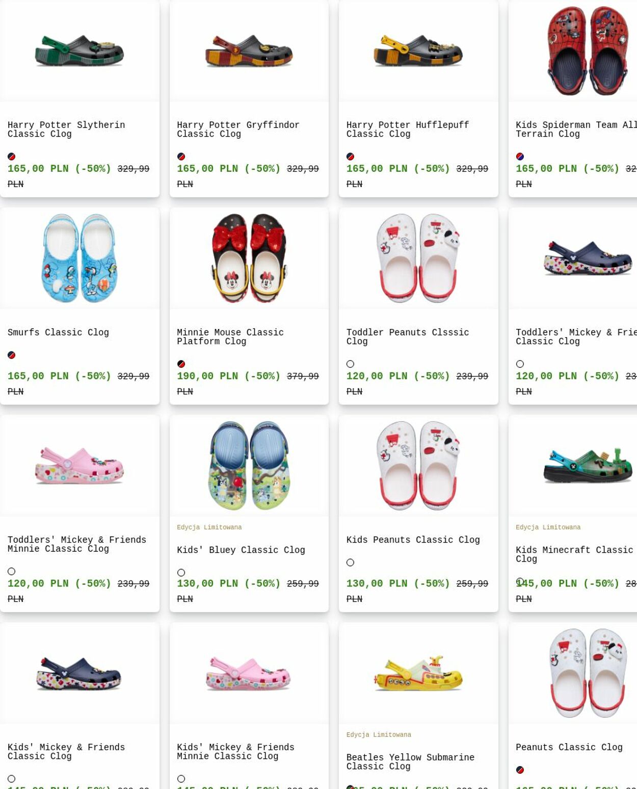 Gazetka Crocs 15.12.2025 - 24.12.2025