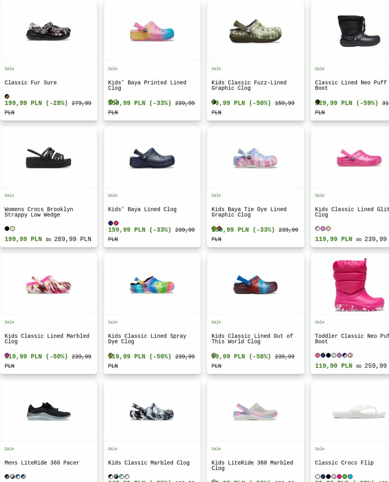 Gazetka Crocs 15.12.2025 - 24.12.2025