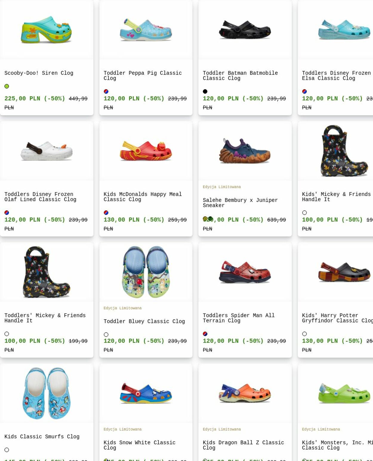 Gazetka Crocs 15.12.2025 - 24.12.2025