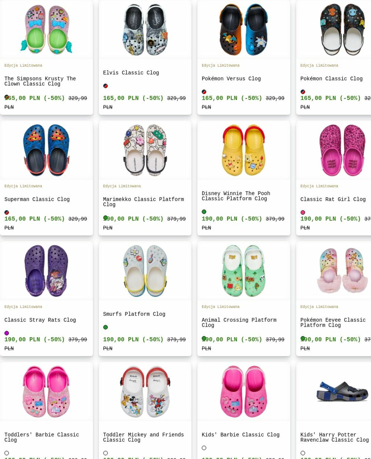 Gazetka Crocs 15.12.2025 - 24.12.2025