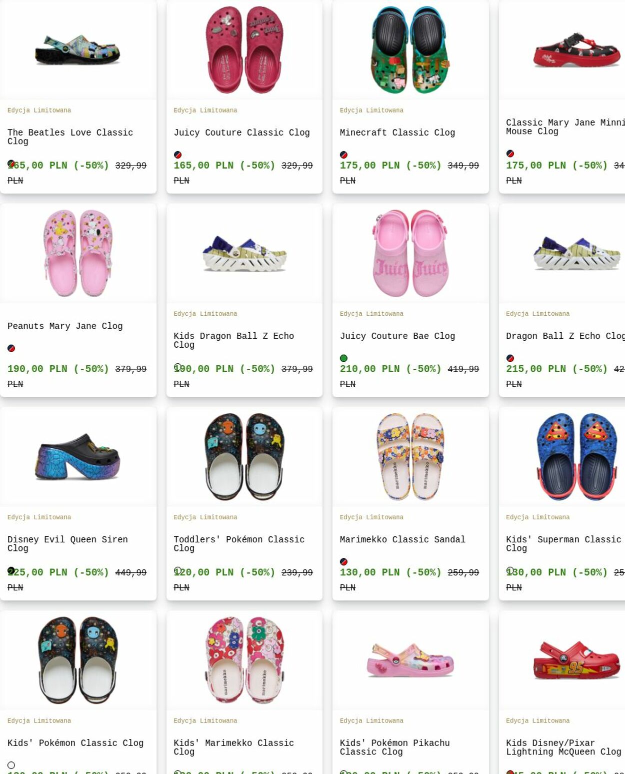 Gazetka Crocs 15.12.2025 - 24.12.2025