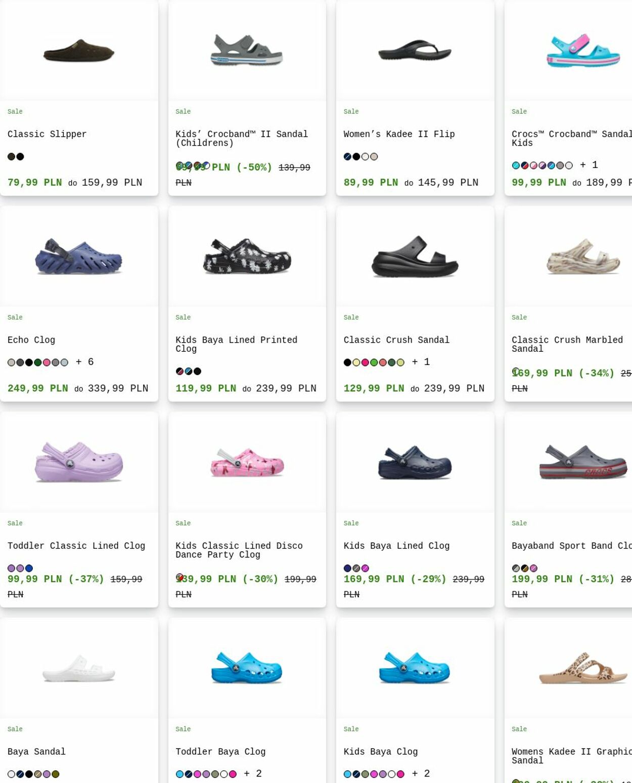 Gazetka Crocs 17.11.2025 - 26.11.2025