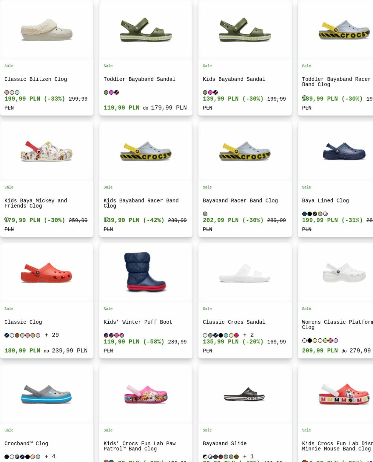 Gazetka Crocs 17.11.2025 - 26.11.2025