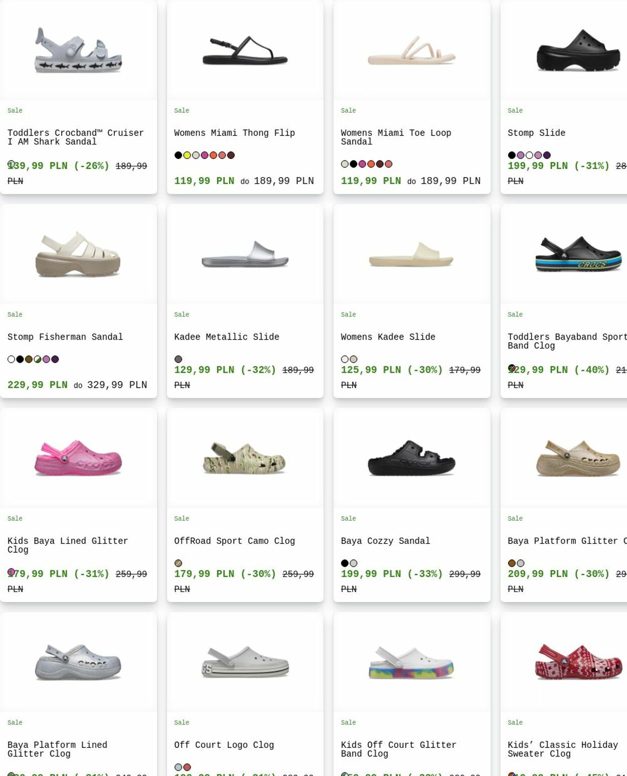 Gazetka Crocs 17.11.2025 - 26.11.2025