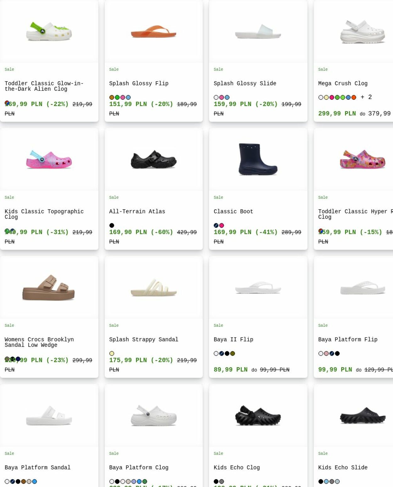 Gazetka Crocs 17.11.2025 - 26.11.2025