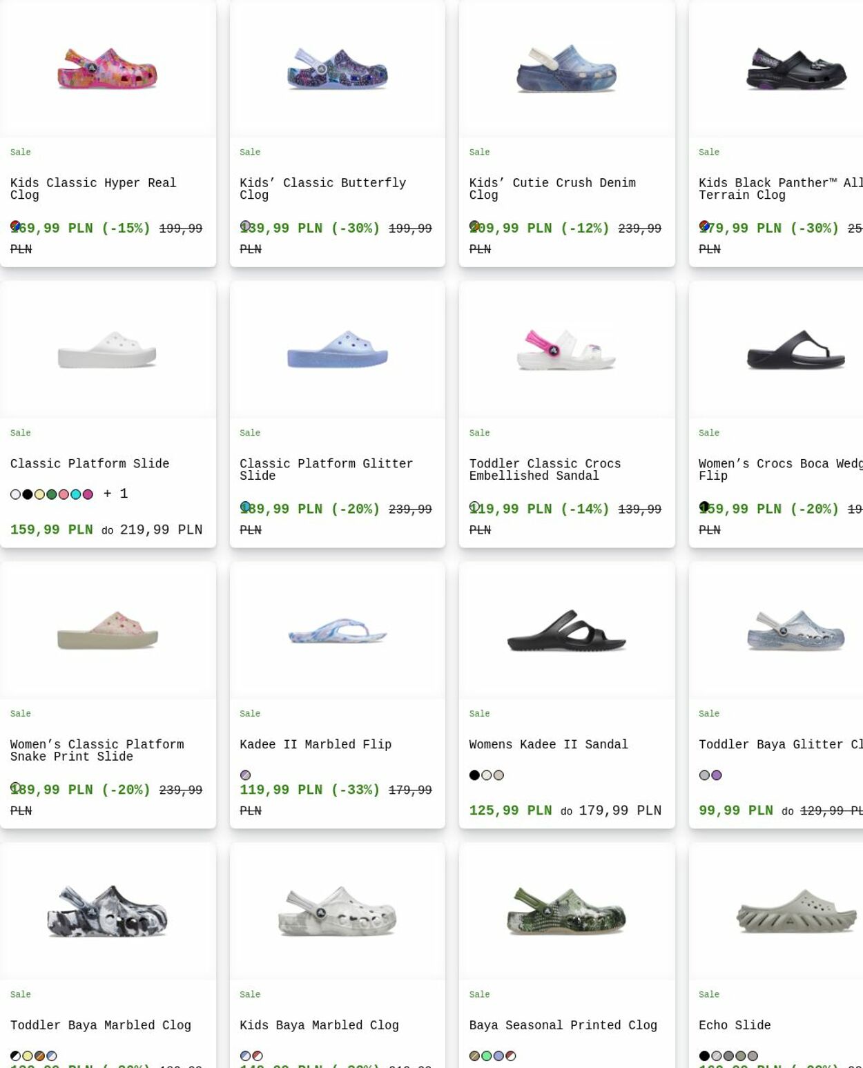 Gazetka Crocs 17.11.2025 - 26.11.2025
