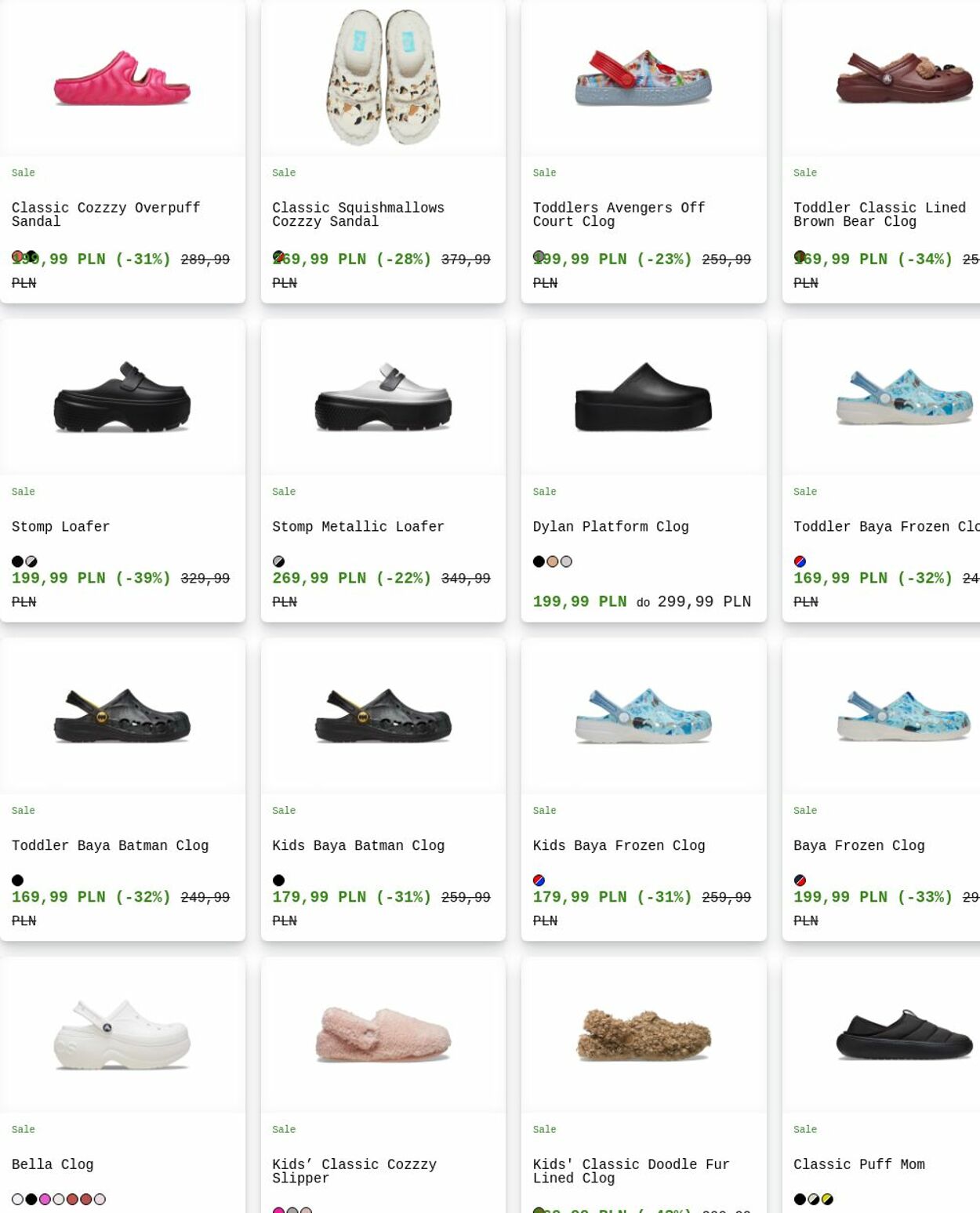 Gazetka Crocs 17.11.2025 - 26.11.2025