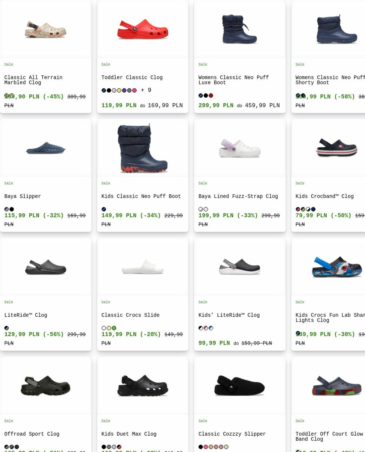 Gazetka Crocs 17.11.2025 - 26.11.2025