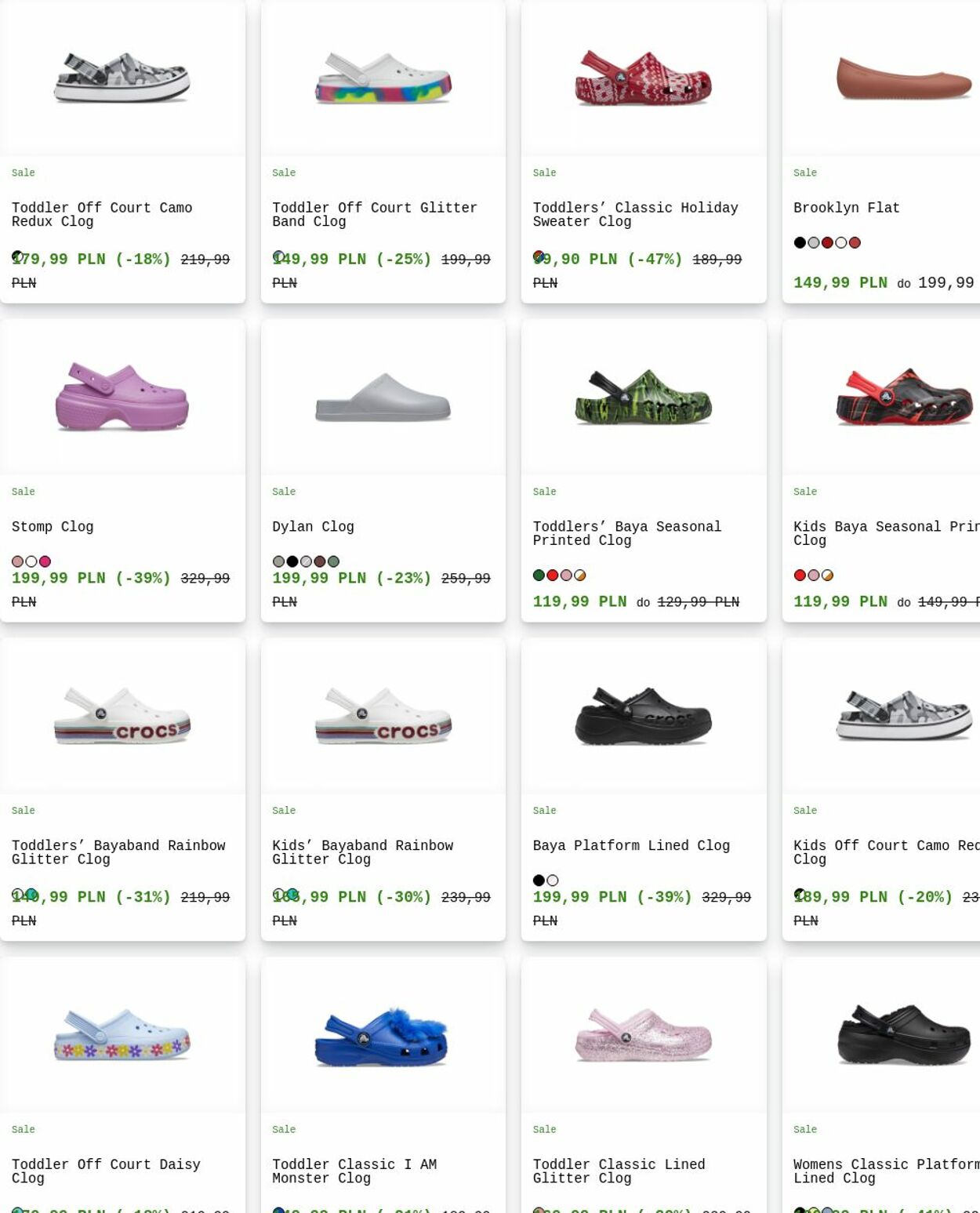 Gazetka Crocs 17.11.2025 - 26.11.2025