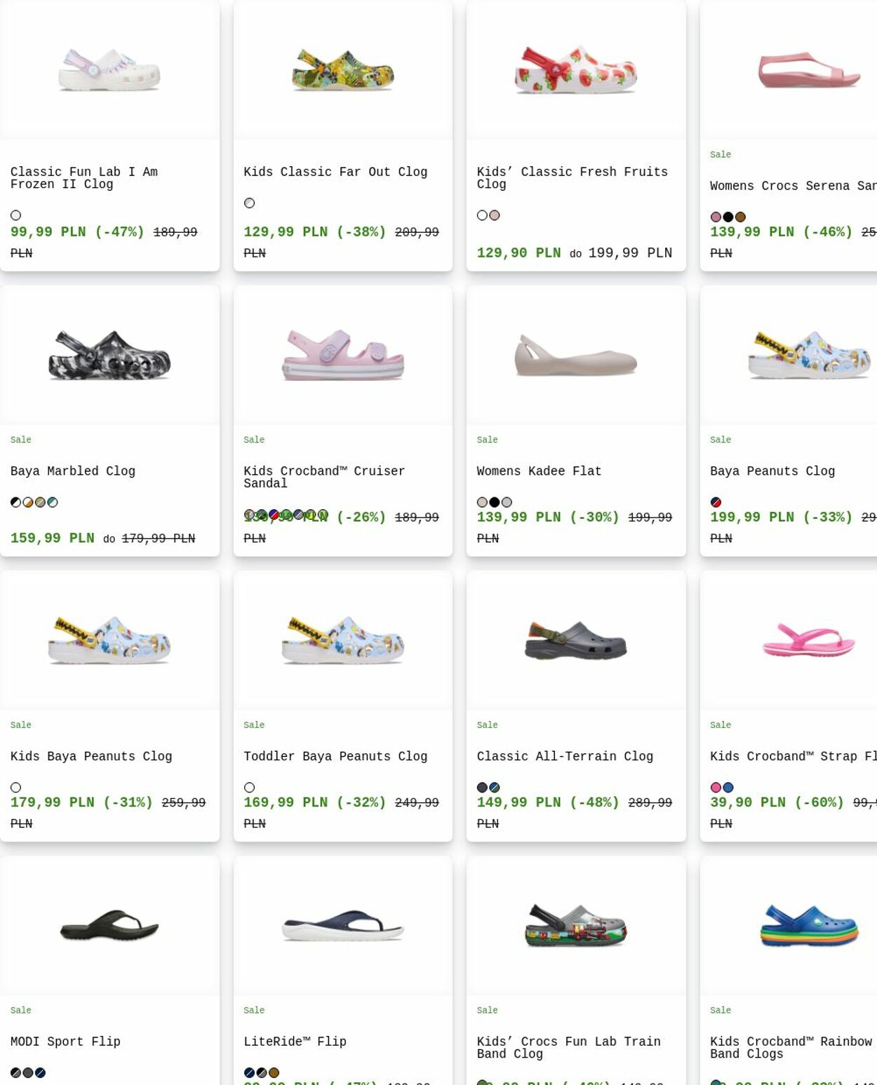 Gazetka Crocs 17.11.2025 - 26.11.2025