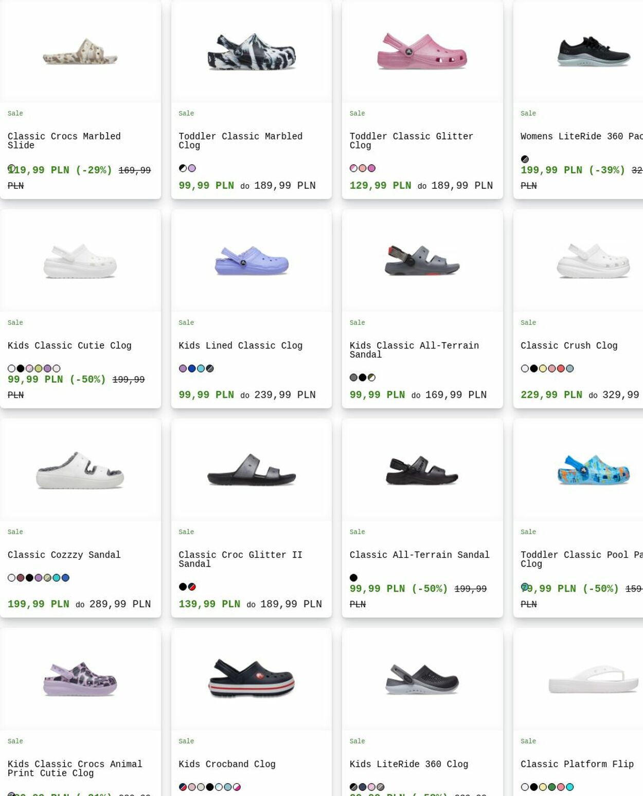 Gazetka Crocs 17.11.2025 - 26.11.2025