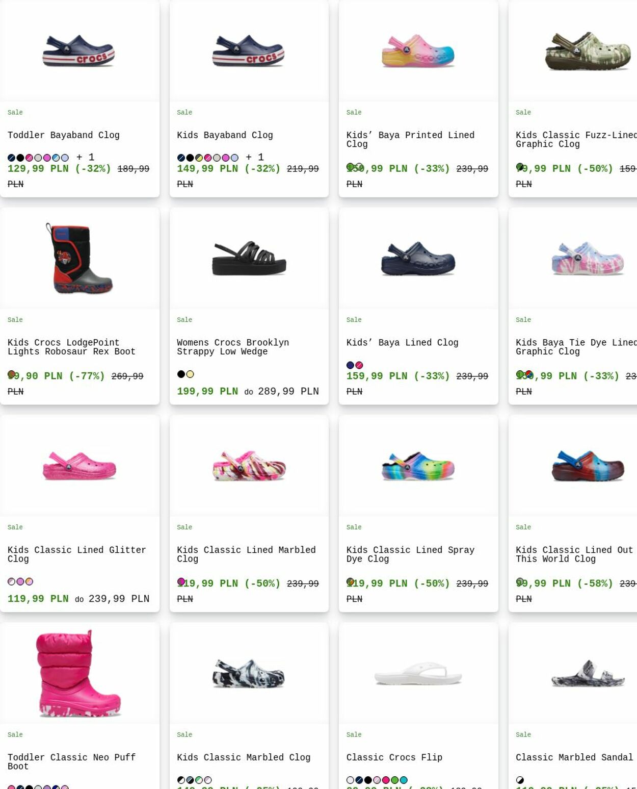 Gazetka Crocs 17.11.2025 - 26.11.2025