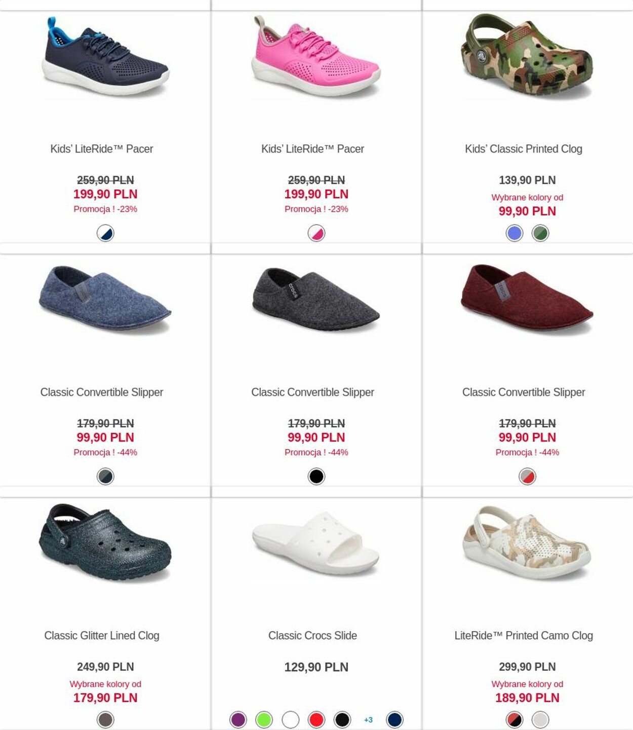 Gazetka Crocs 12.09.2022 - 18.09.2022