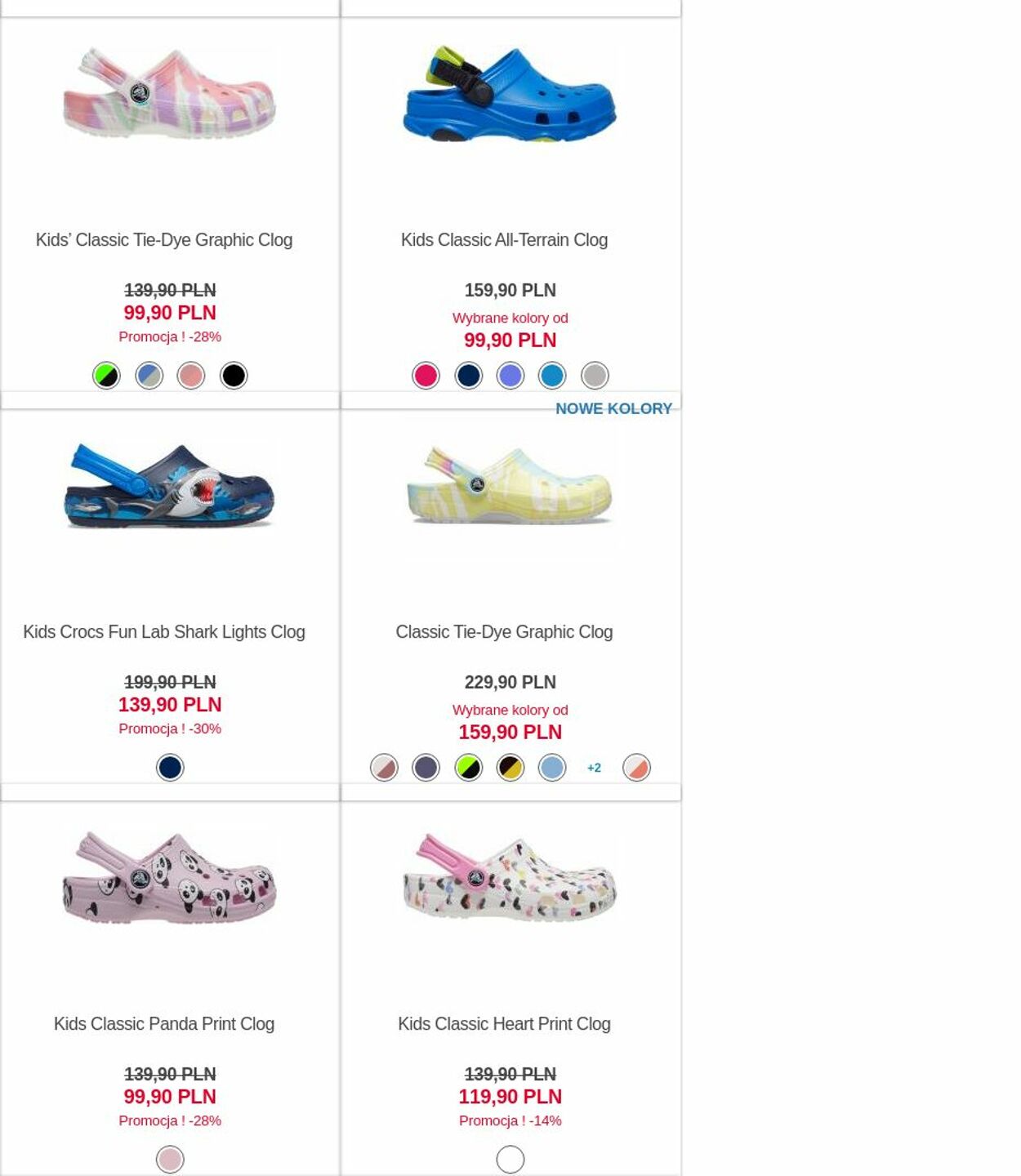 Gazetka Crocs 09.01.2023 - 23.01.2023