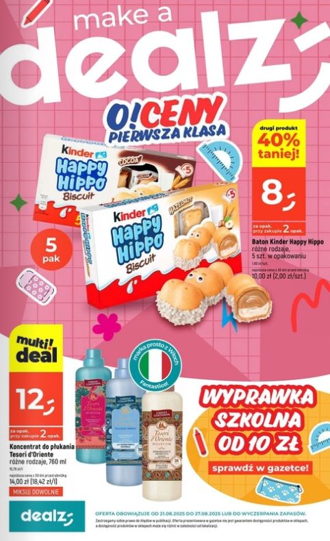 Gazetka Dealz 21.08.2025 - 27.08.2025