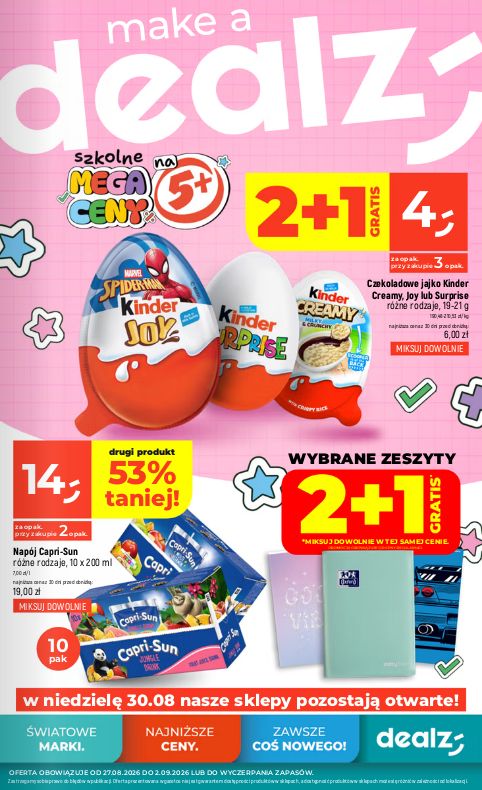 Gazetka Dealz 27.08.2026 - 02.09.2026