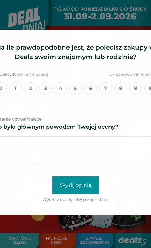 Gazetka Dealz 27.08.2026 - 02.09.2026