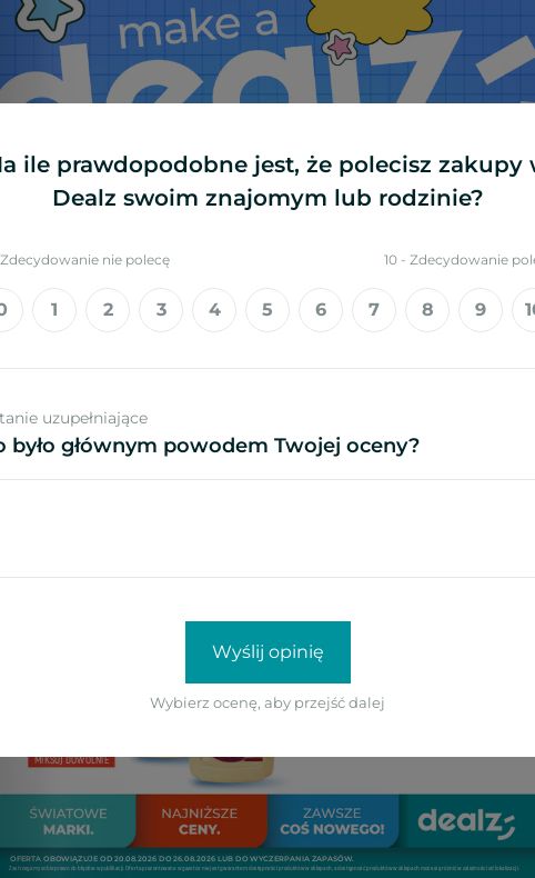 Gazetka Dealz 20.08.2026 - 26.08.2026