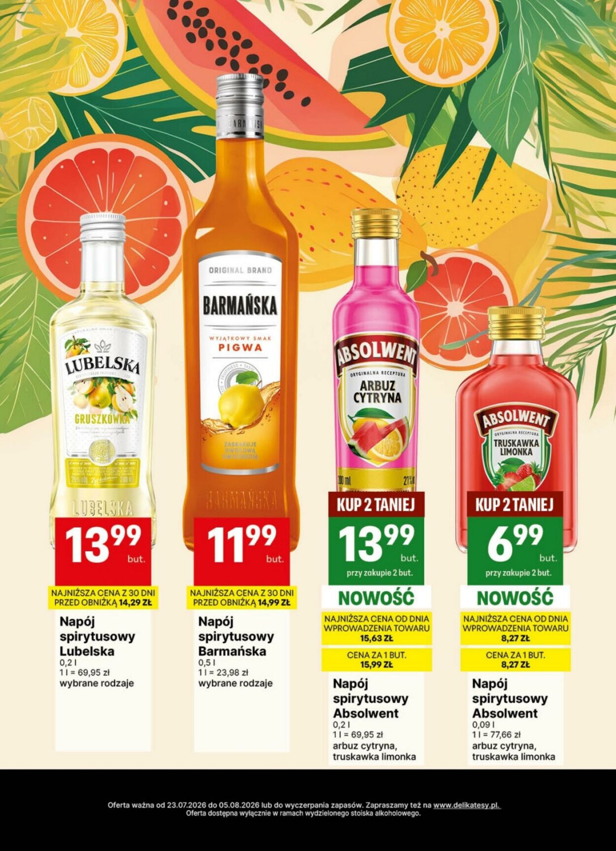 Gazetka Delikatesy Centrum 23.07.2026 - 05.08.2026