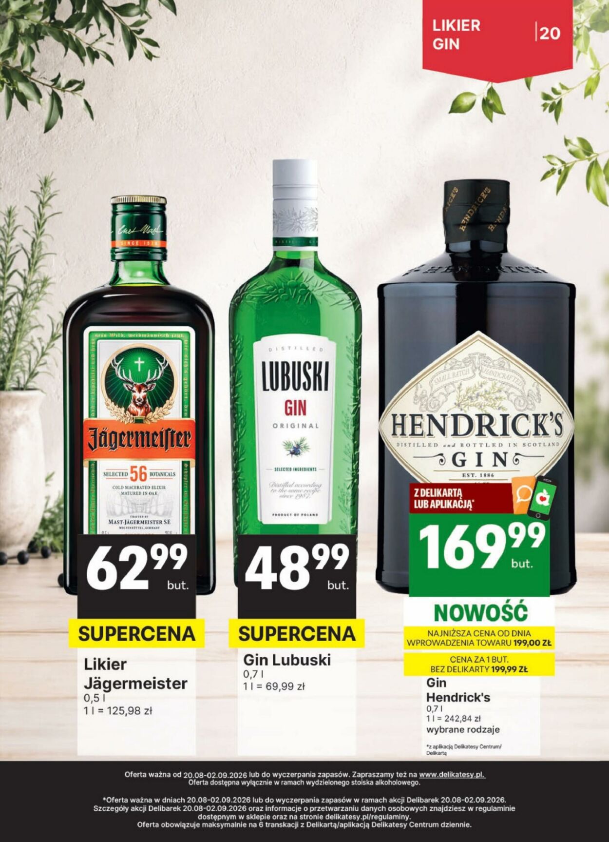 Gazetka Delikatesy Centrum 20.08.2026 - 02.09.2026