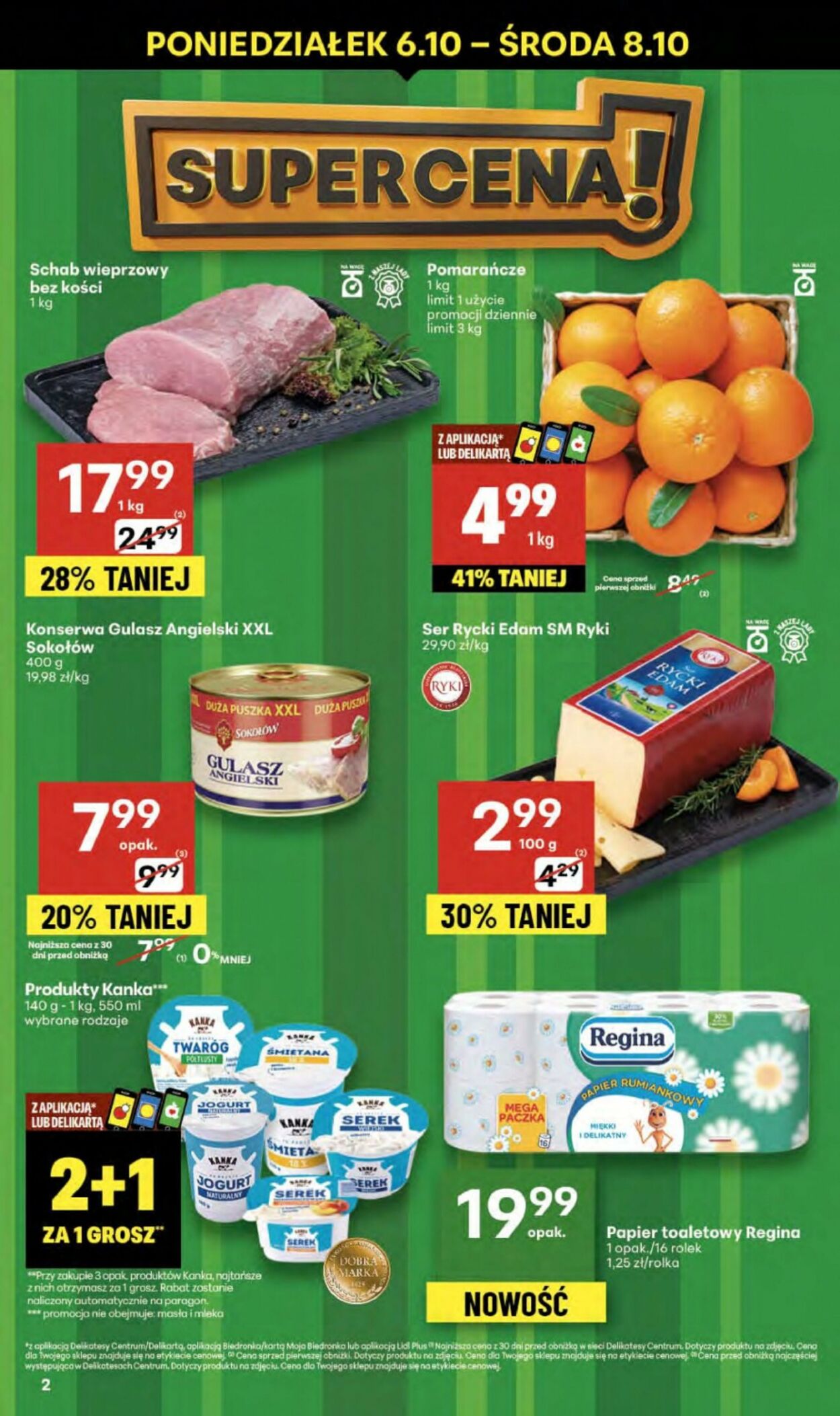 Gazetka Delikatesy Centrum 02.10.2025 - 08.10.2025