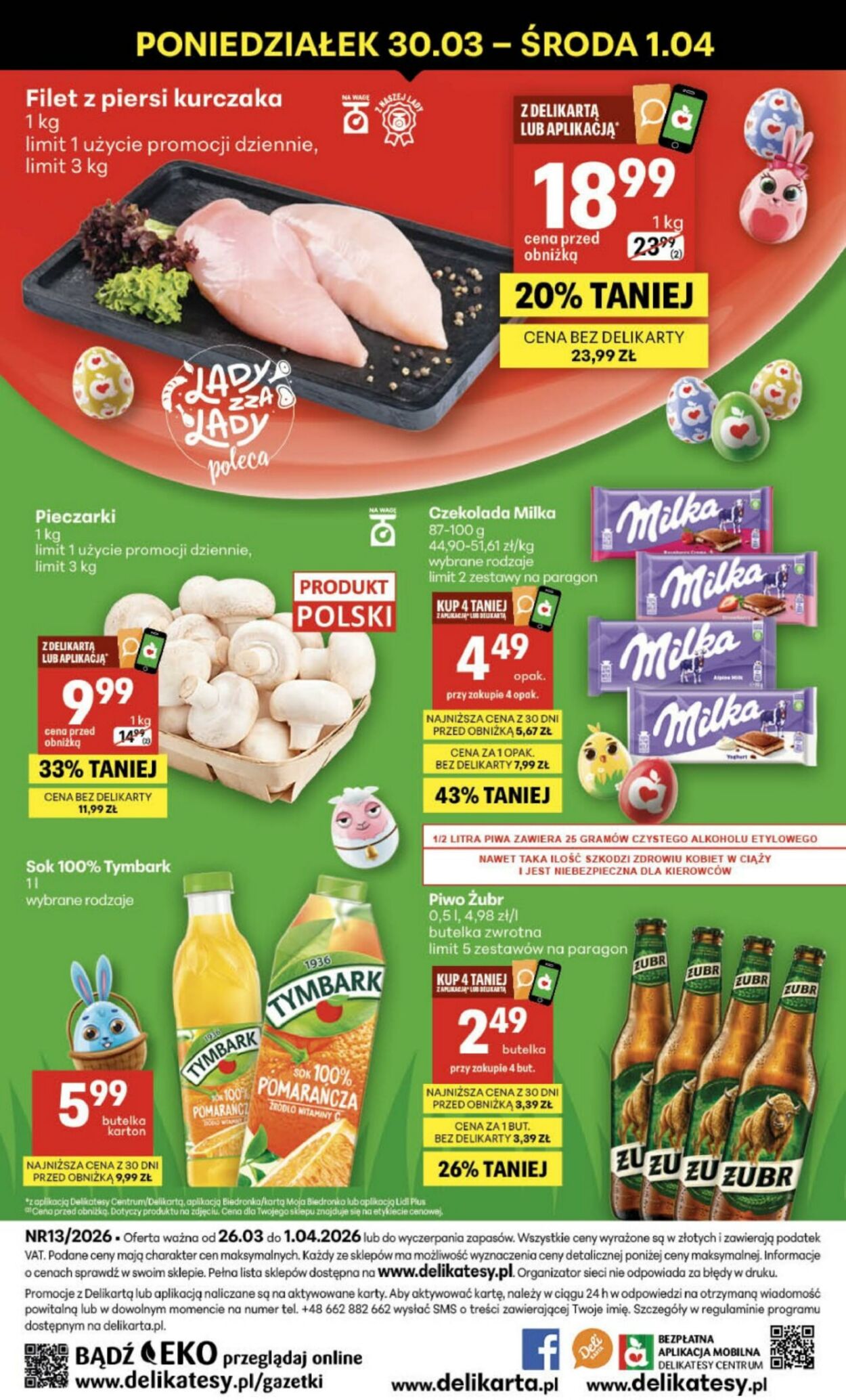 Gazetka Delikatesy Centrum 26.03.2026 - 01.04.2026