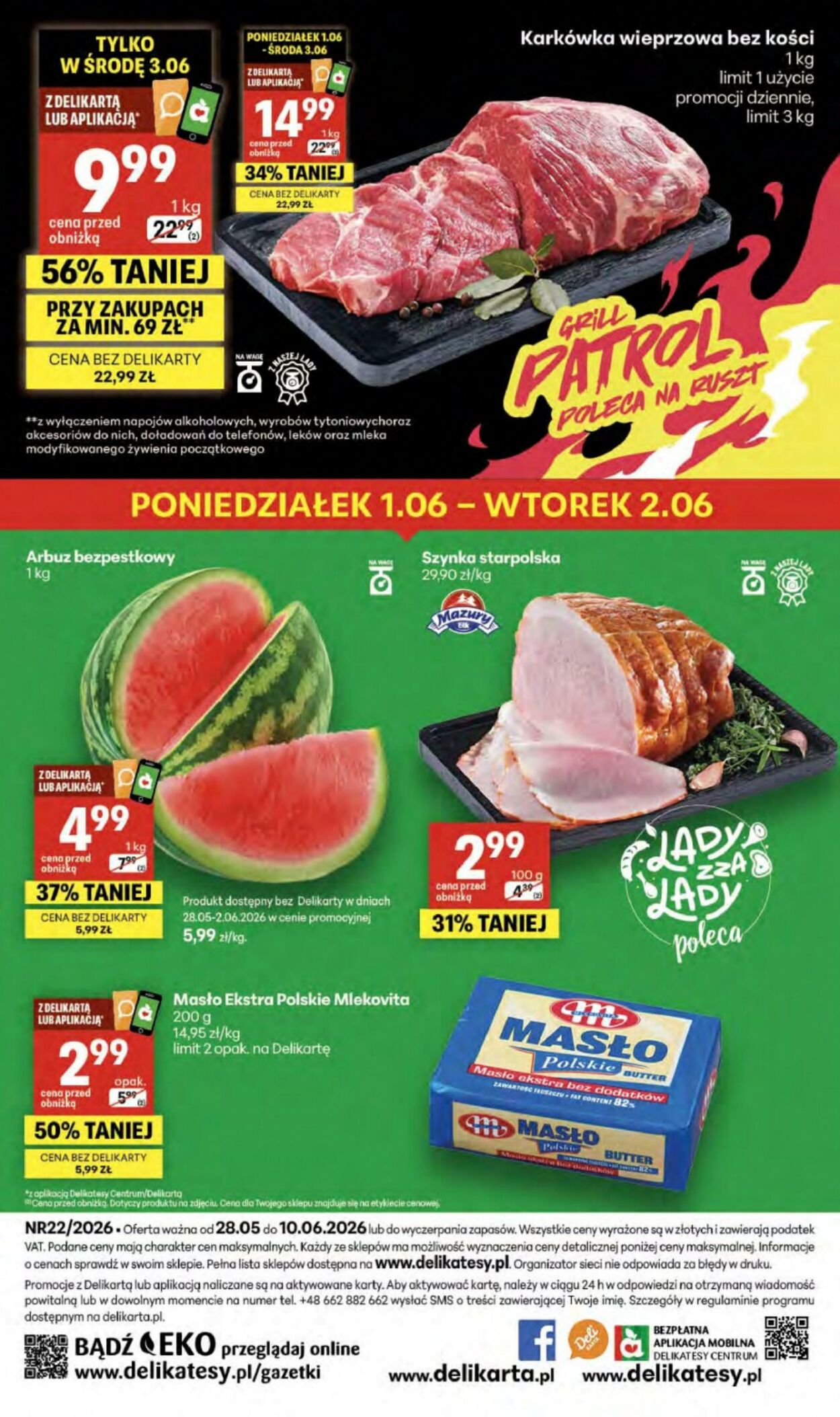 Gazetka Delikatesy Centrum 28.05.2026 - 10.06.2026
