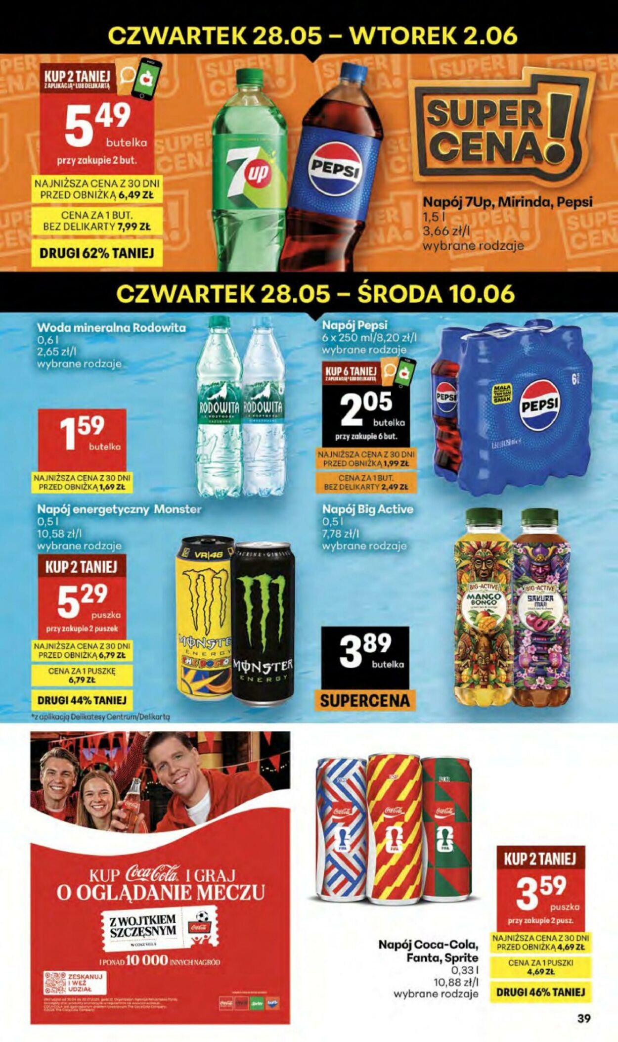 Gazetka Delikatesy Centrum 28.05.2026 - 10.06.2026