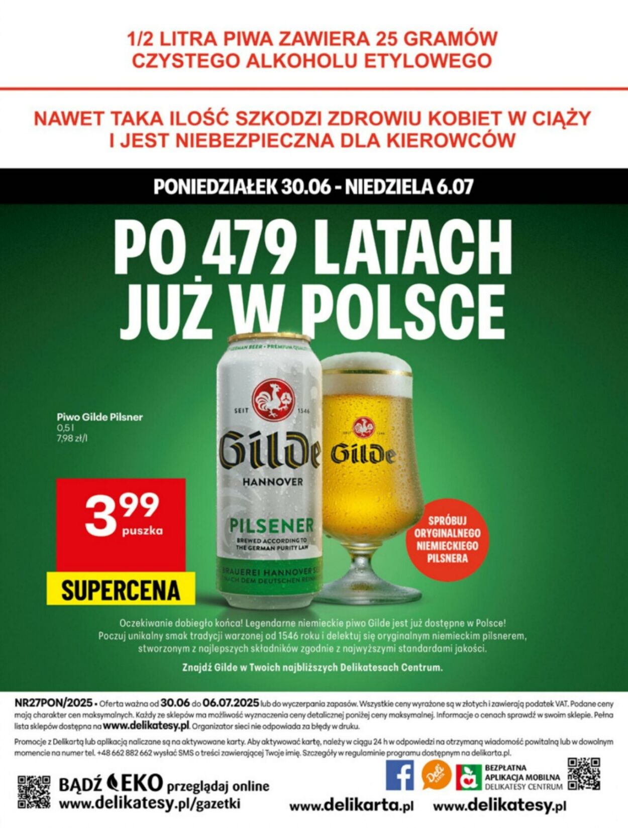 Gazetka Delikatesy Centrum 30.06.2025 - 06.07.2025