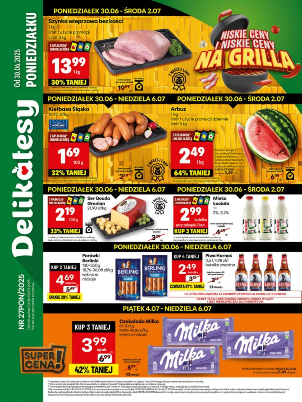 Gazetka Delikatesy Centrum 30.06.2025 - 06.07.2025