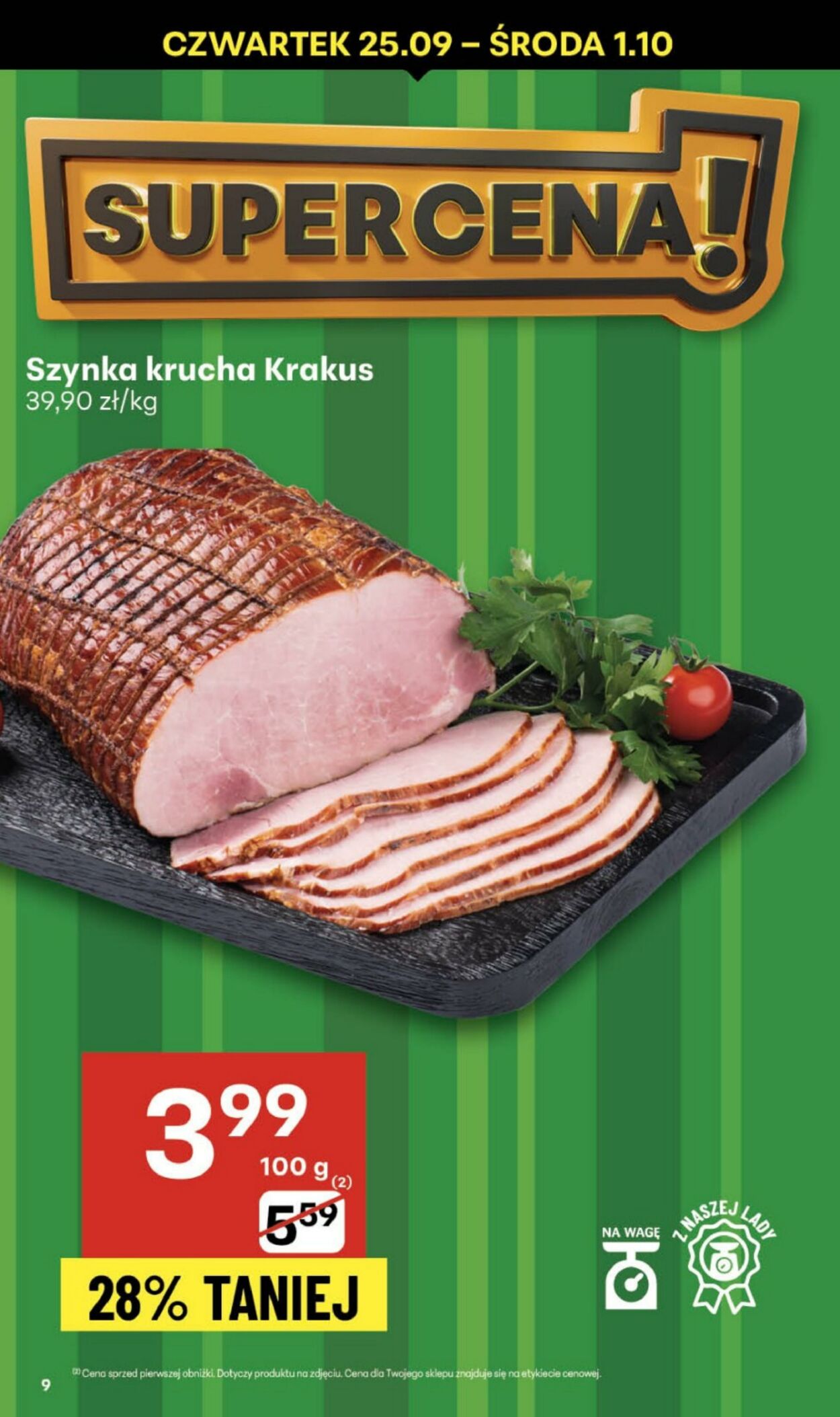 Gazetka Delikatesy Centrum 25.09.2025 - 01.10.2025