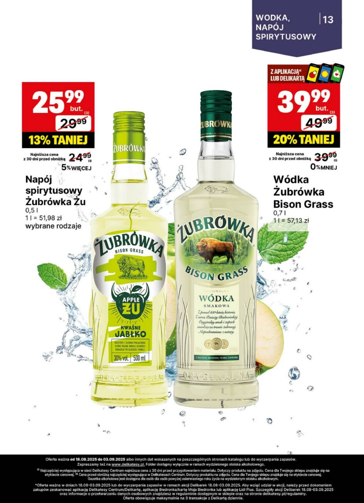 Gazetka Delikatesy Centrum 18.08.2025 - 03.09.2025