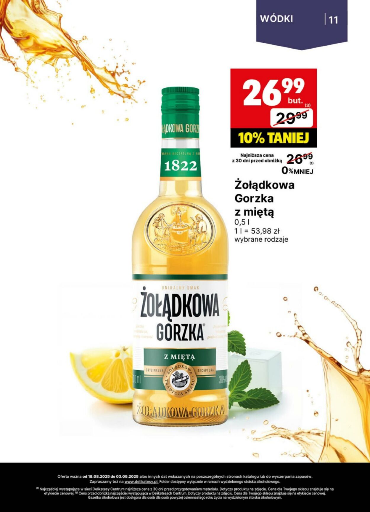 Gazetka Delikatesy Centrum 18.08.2025 - 03.09.2025
