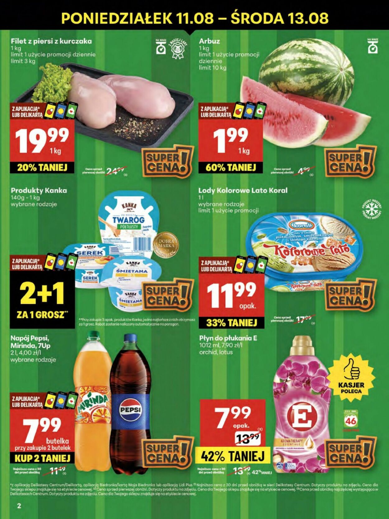Gazetka Delikatesy Centrum 07.08.2025 - 13.08.2025