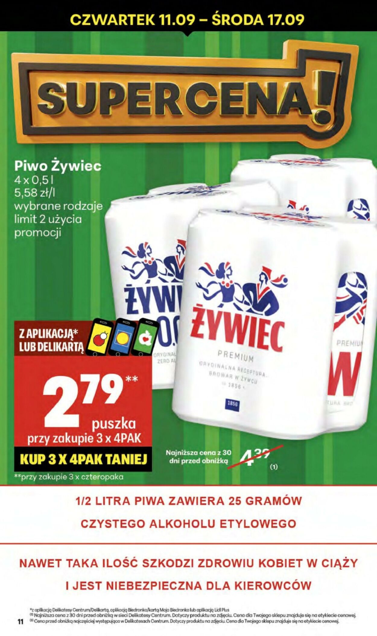 Gazetka Delikatesy Centrum 11.09.2025 - 17.09.2025