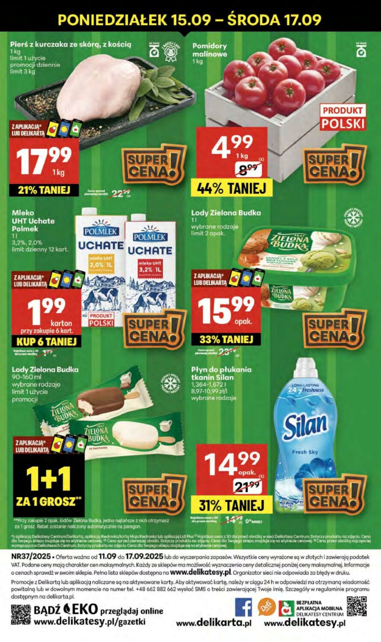 Gazetka Delikatesy Centrum 11.09.2025 - 17.09.2025