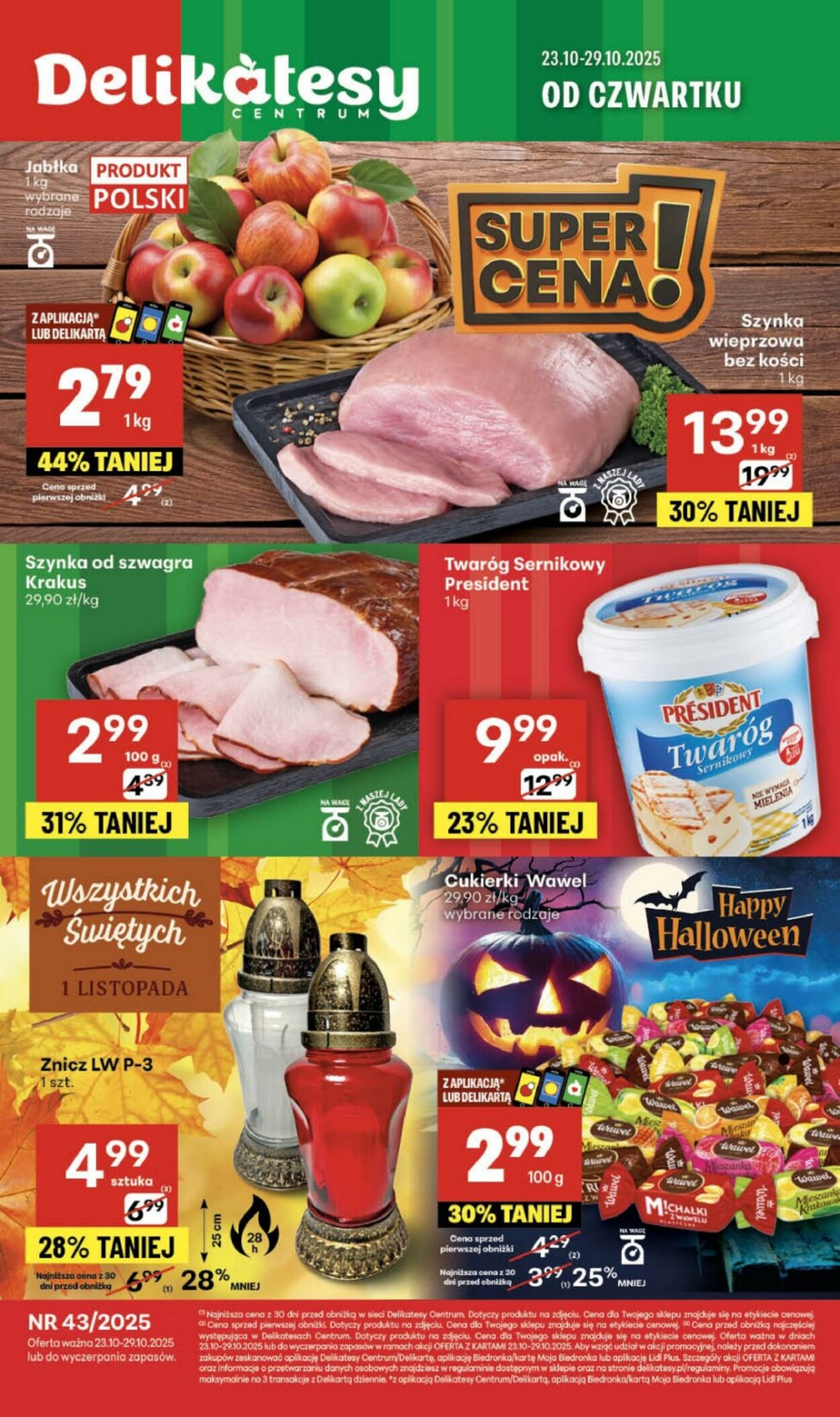 Gazetka Delikatesy Centrum 23.10.2025 - 29.10.2025
