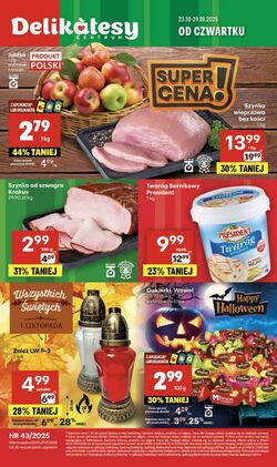 Gazetka Delikatesy Centrum 23.10.2025 - 29.10.2025