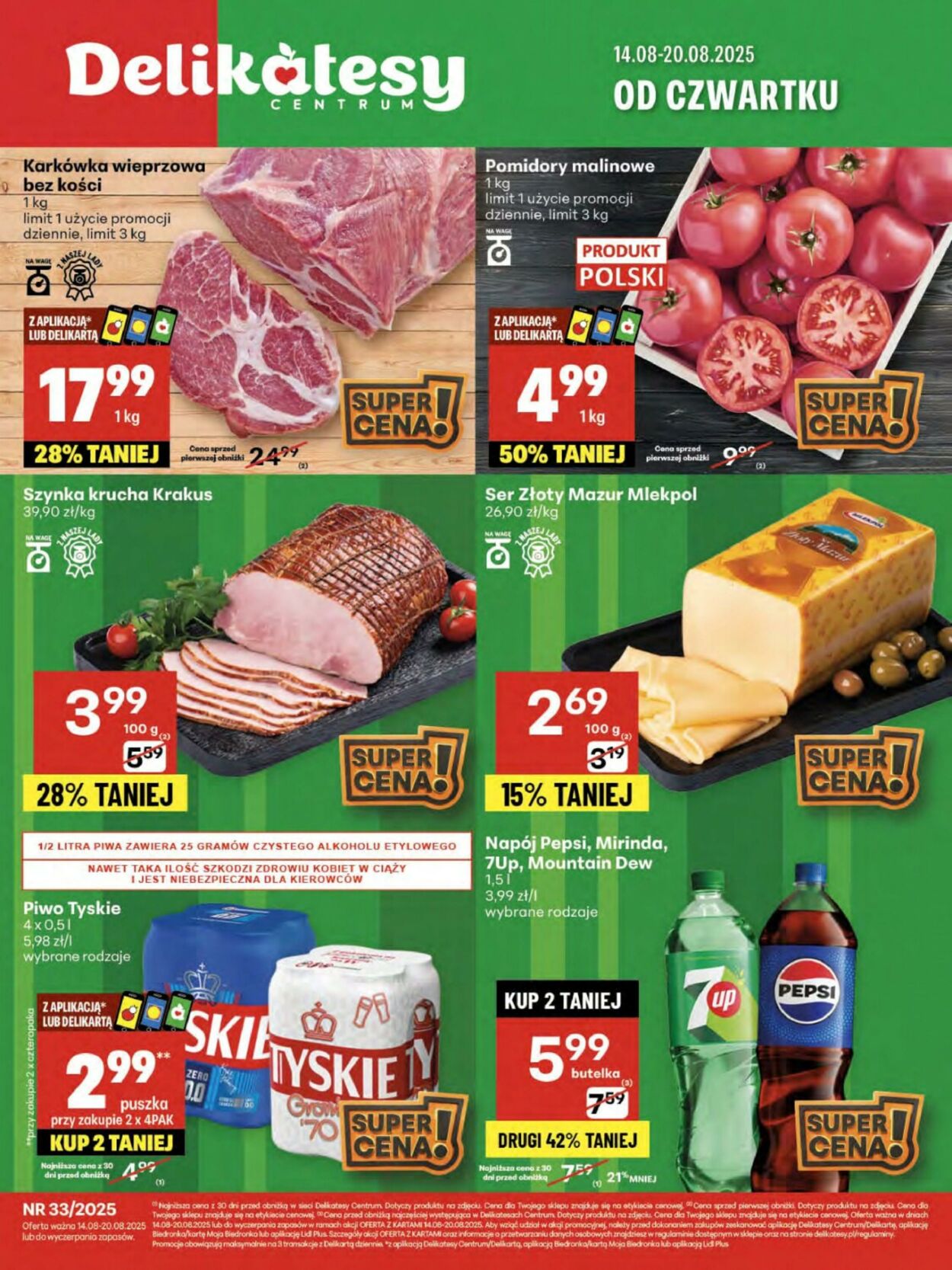 Gazetka Delikatesy Centrum 14.08.2025 - 20.08.2025