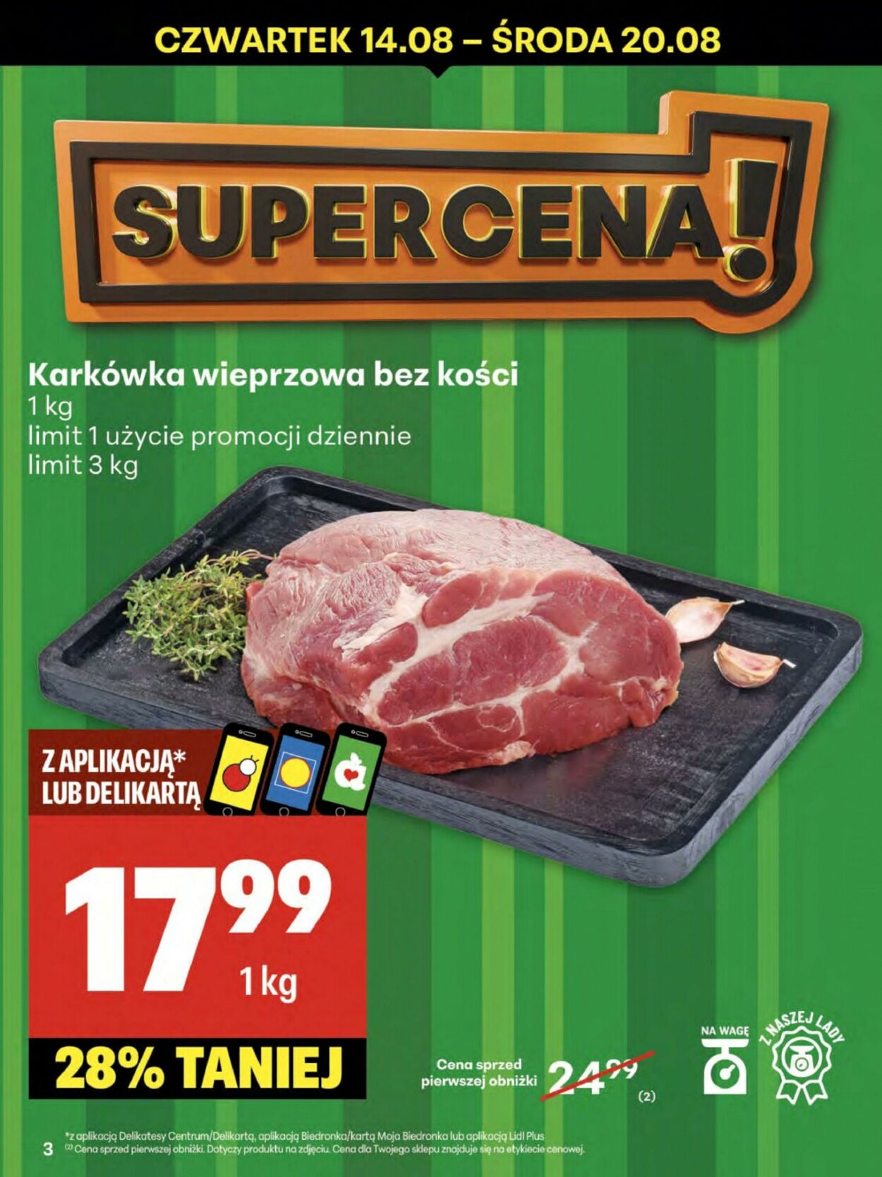 Gazetka Delikatesy Centrum 14.08.2025 - 20.08.2025