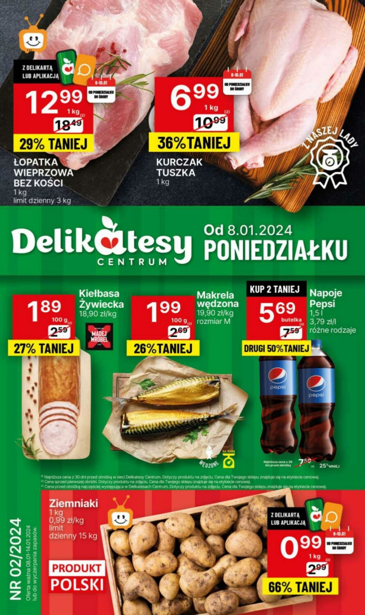 Gazetka Delikatesy Centrum 08.01.2024 - 14.01.2024